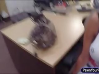 Big Boobs Latina Gets Screwed By Pawnkeeper In The Backroom
