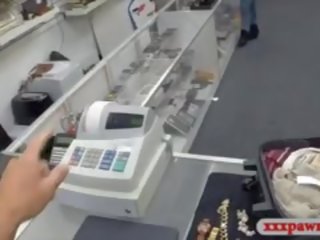 Latina flight attendant wird sie twat schlug bei die pawnshop